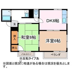 タウン島高Ａの物件間取画像